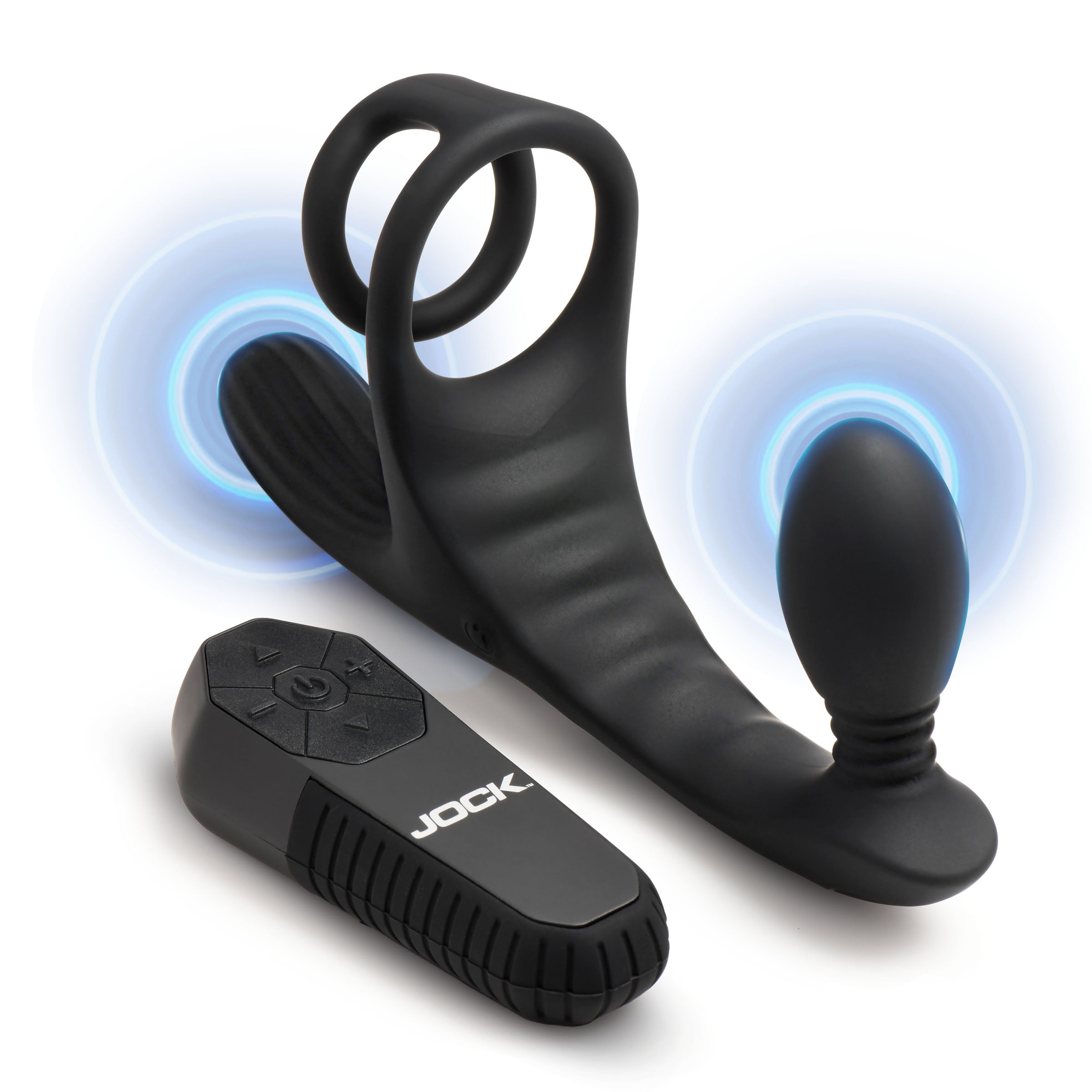 Triple Rush Vibrating C-Ring & Anal Plug w/ Remote