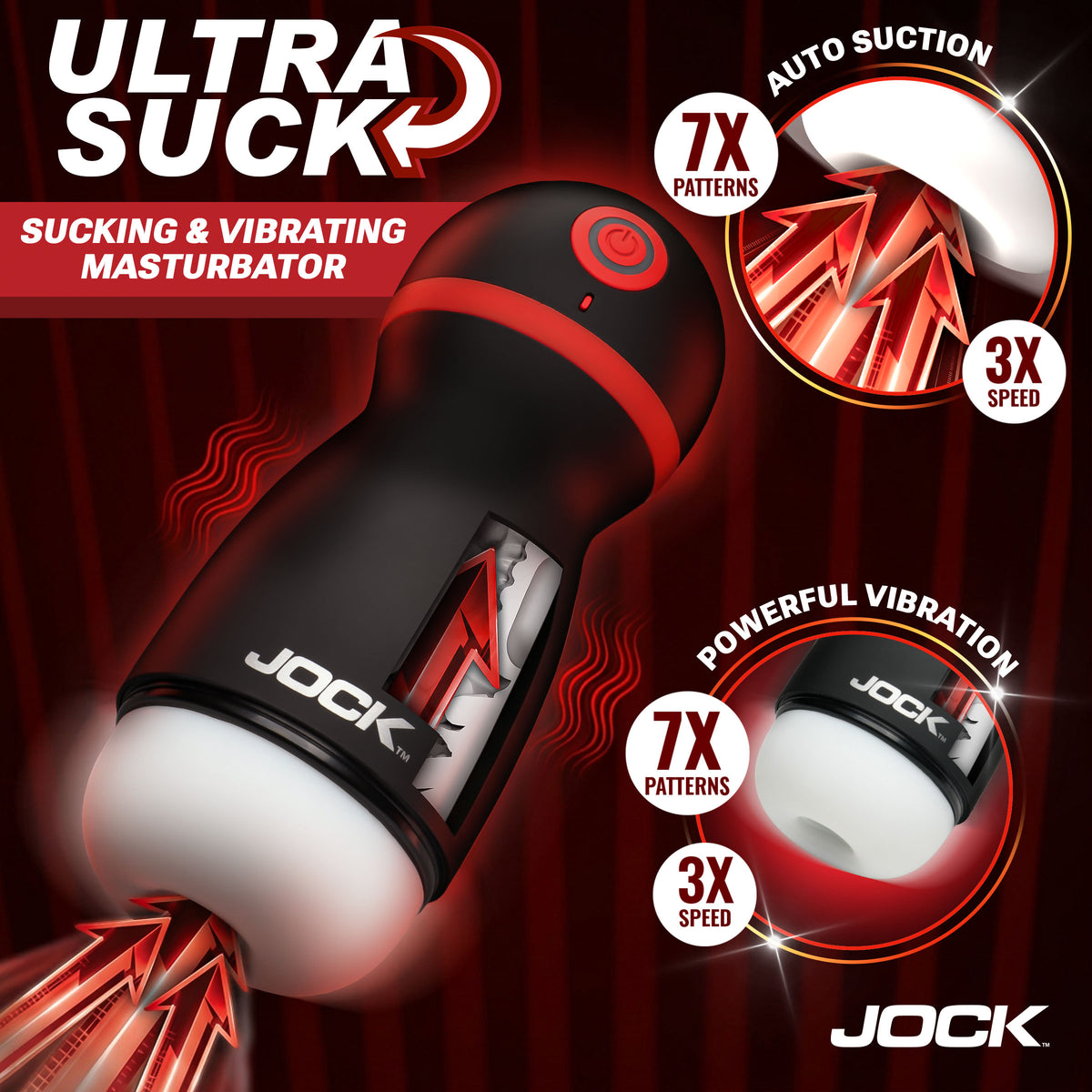 Ultra Suck Sucking and Vibrating Masturbator (view 2)