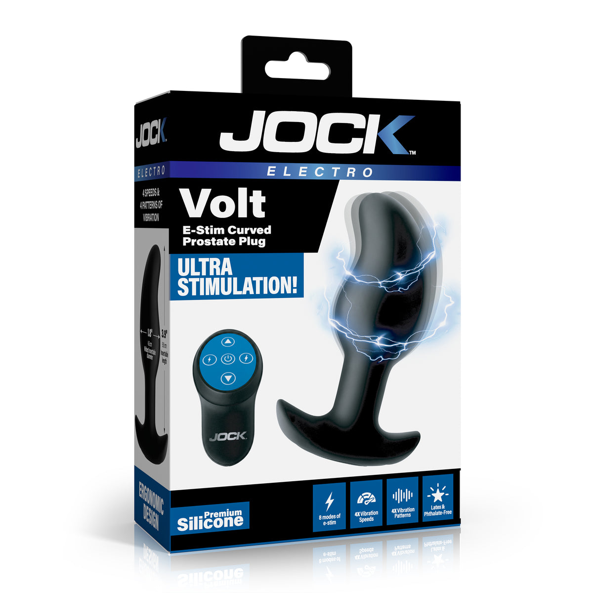 Volt E-Stim Curved Prostate Plug – prostate massager (view 6)