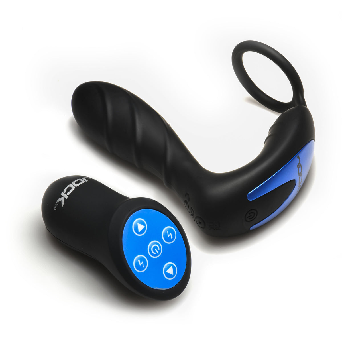 Shockwave E-Stim Anal Plug with C-Ring – cock ring (view 5)