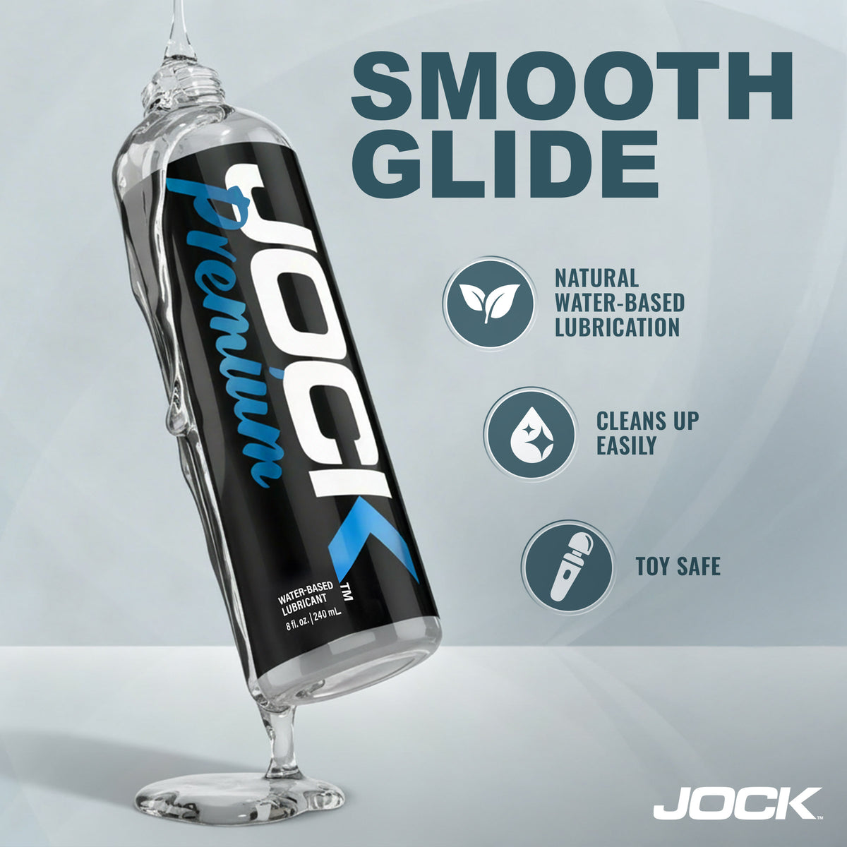 JOCK Premium Water Based Lubricant 8oz (view 2)