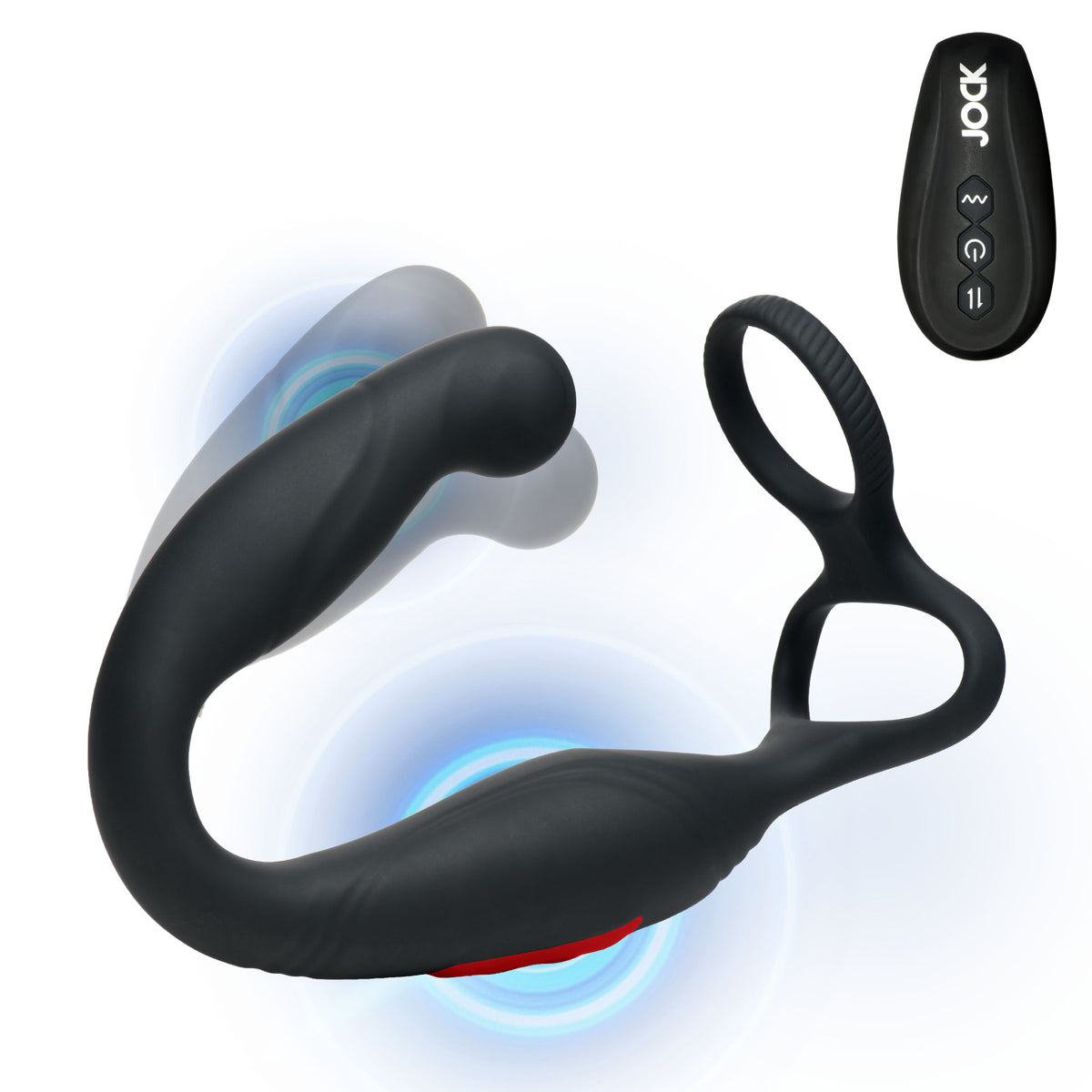 Axis Gyrating Prostate Vibrator with C-Ring – prostate massager (view 5)