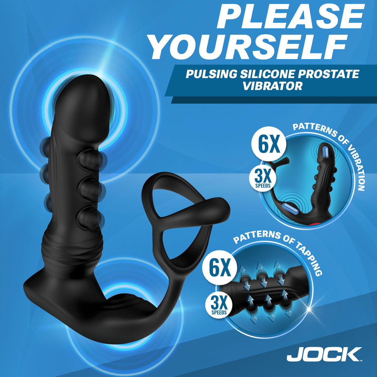 P-Pulse Pulsing Silicone Prostate Vibrator with Remote Control – prostate massager (view 2)