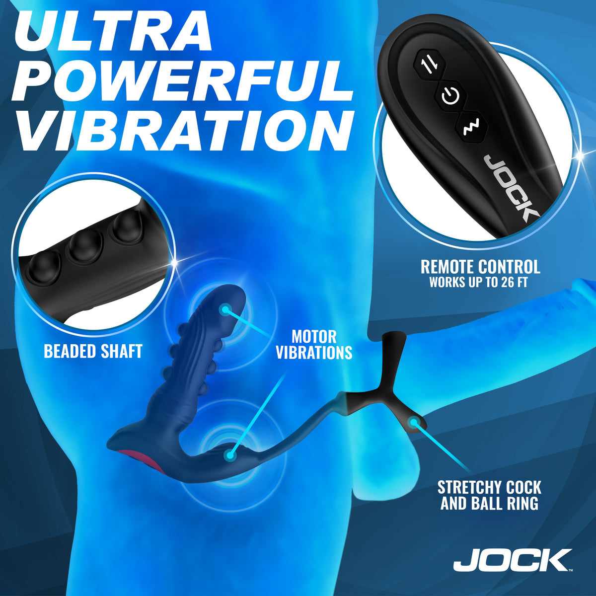 P-Pulse Pulsing Silicone Prostate Vibrator with Remote Control – prostate massager (view 3)