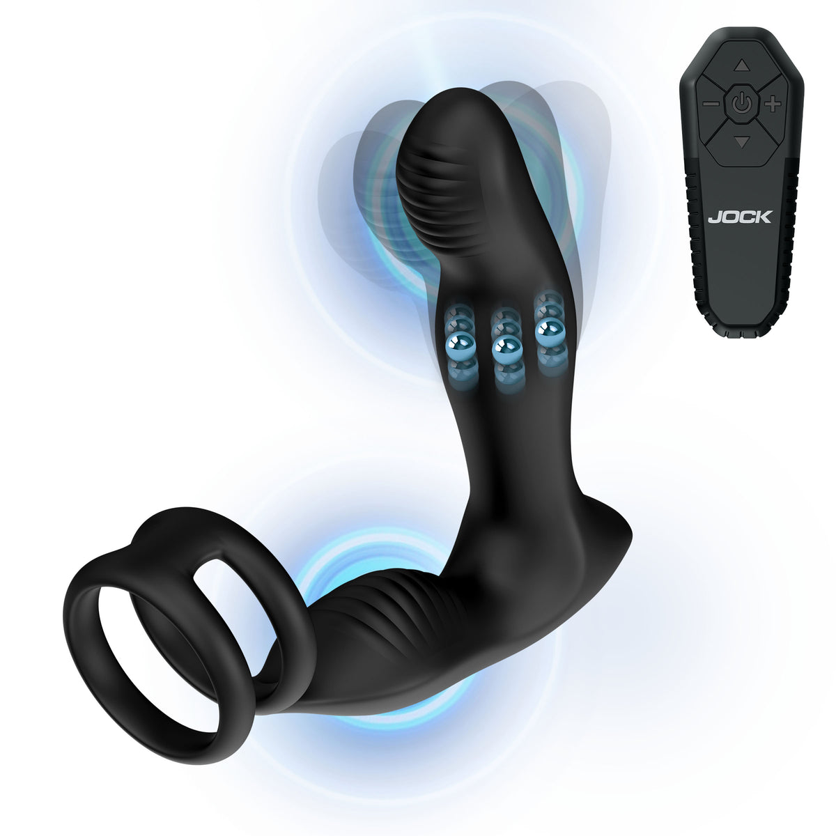 P-Drive Sliding &amp; Rocking Prostate Vibrator with C-Ring – prostate massager (view 6)
