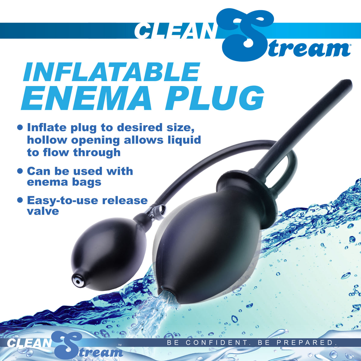 CleanStream Inflatable Enema Plug – enema and douche (view 2)