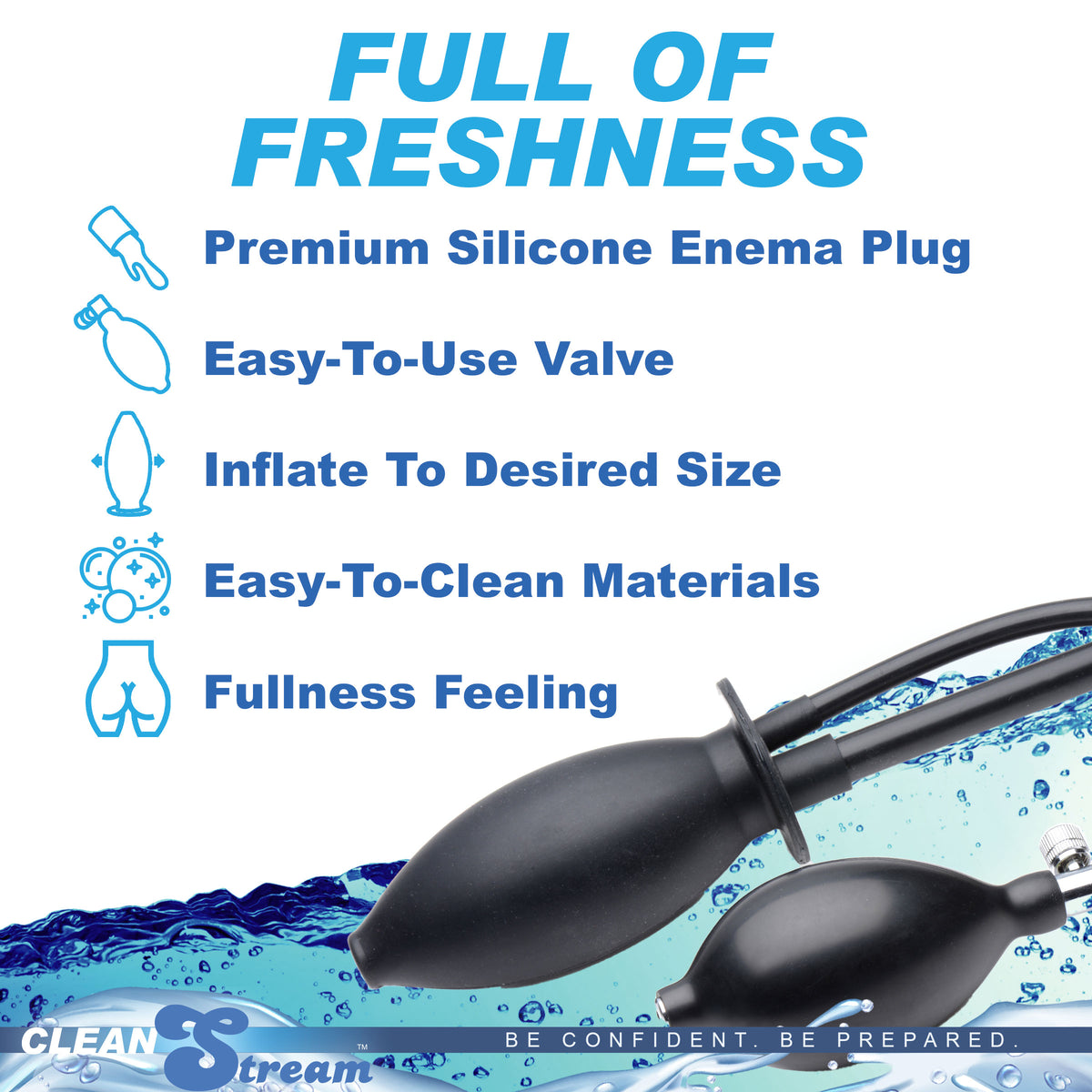 CleanStream Inflatable Enema Plug – enema and douche (view 5)