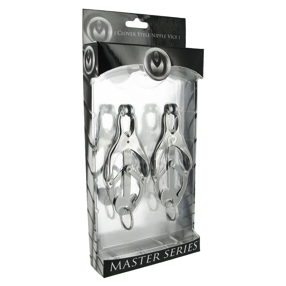 Ringed Monarch Clover Style Nipple Toys - Grey, Metal (view 11)