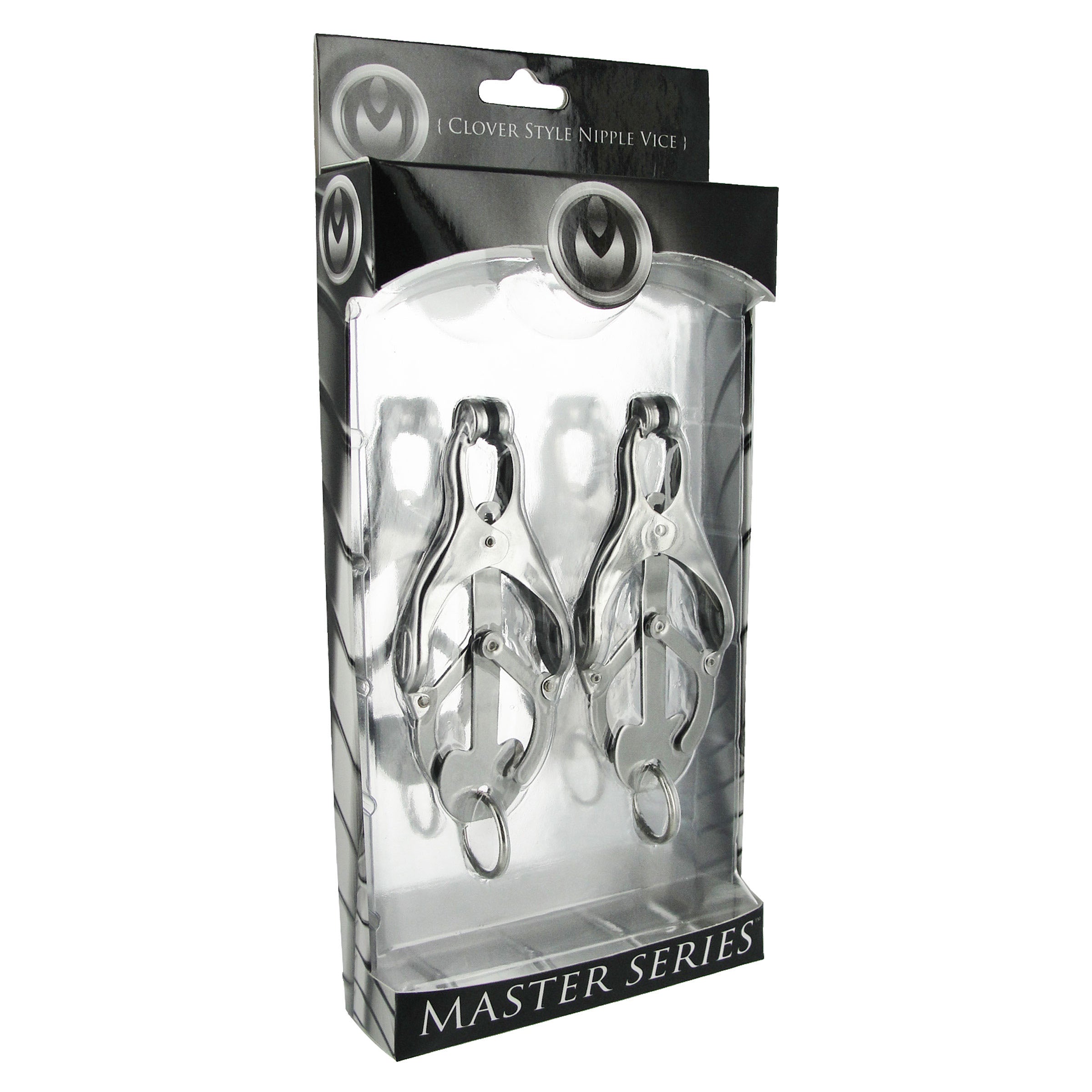 Ringed Monarch Clover Style Nipple Toys - Grey
