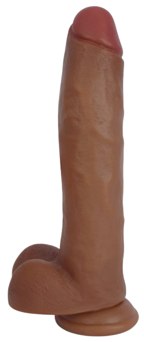 Jock Suction Cup Dildo with Balls - 11 Inch, PVC