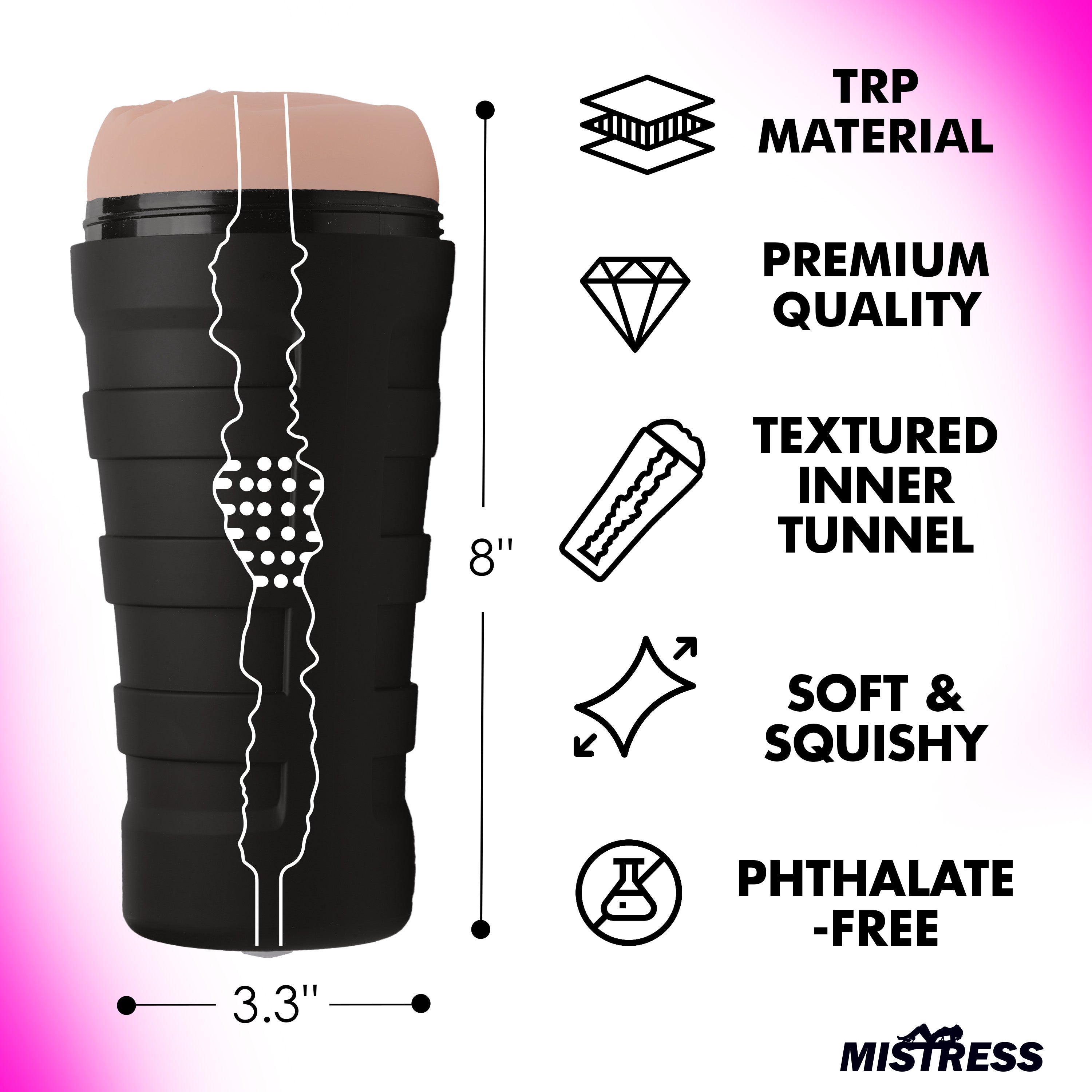 Brooke Deluxe Pussy Stroker - Light