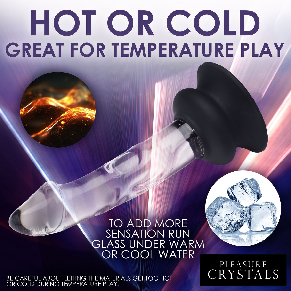 Glass Dildo with Silicone Base - 5.6 Inch, Silicone (view 6)