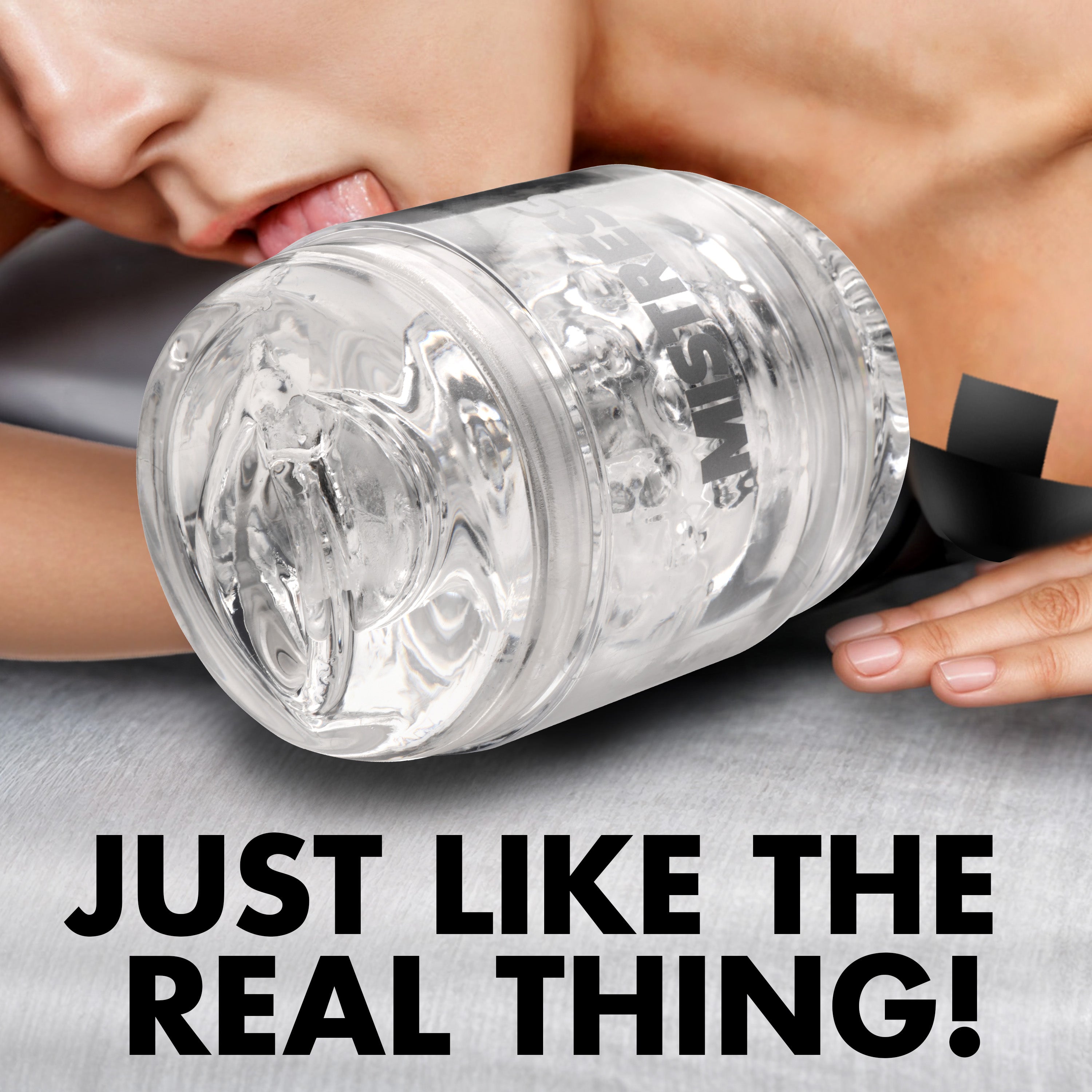 Double Shot Pussy and Ass Stroker - Clear