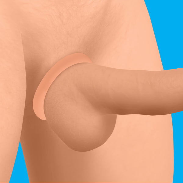 Discreet Silicone Cock Ring Set - Medium, Silicone