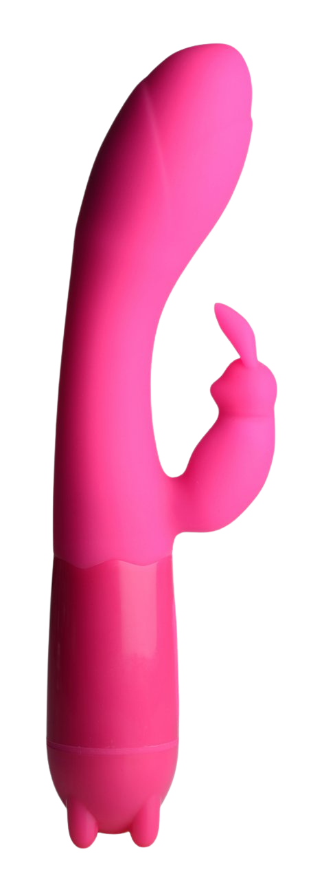 Front view of the Rebel silicone Rabbit vibrator