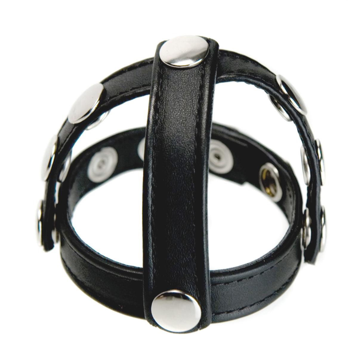 Strict Leather Snap-On Cock and Ball Harness – cock ring (view 3)