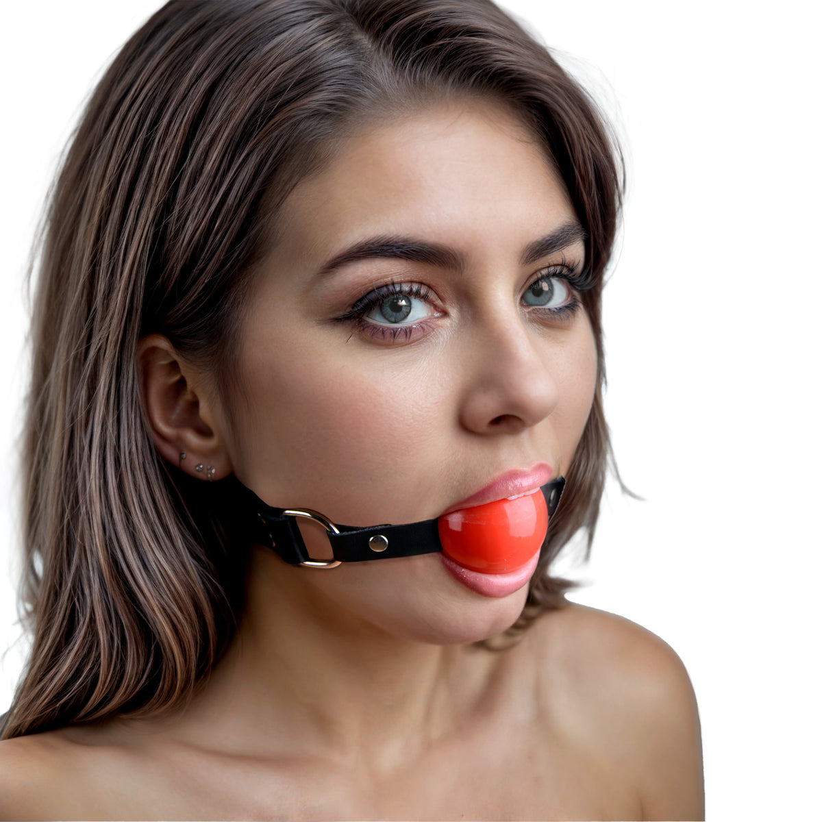 Red Silicone Ball Gag, Silicone