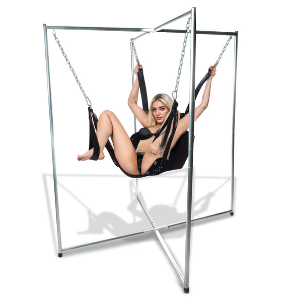 Strict Leather Premium Sex Sling – restraints and cuffs, Metal