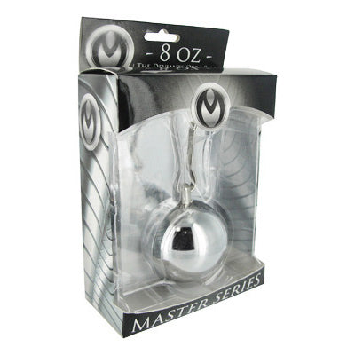 The Deviants Orb 8 Ounce Ball Weight – cock ring, Metal (view 2)