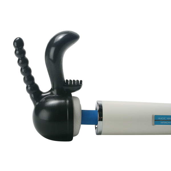 Wand Essentials 3Teez Wand Attachment- Black – wand massager, TPE