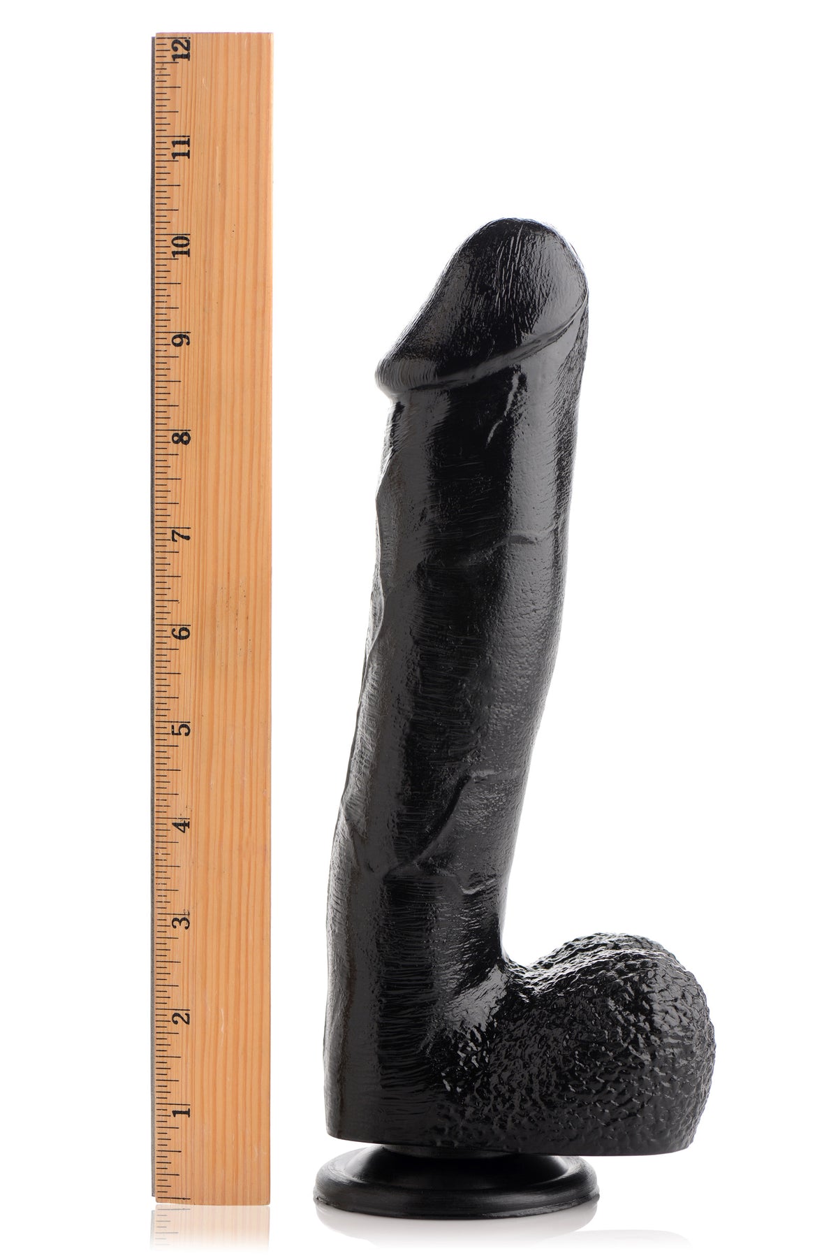 Mighty Midnight 10 Inch Dildo with Suction Cup, PVC