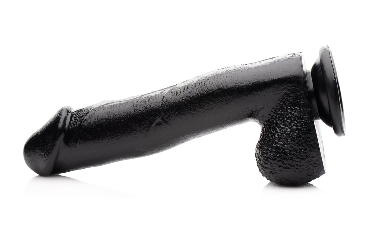 Mighty Midnight 10 Inch Dildo with Suction Cup, PVC (view 4)