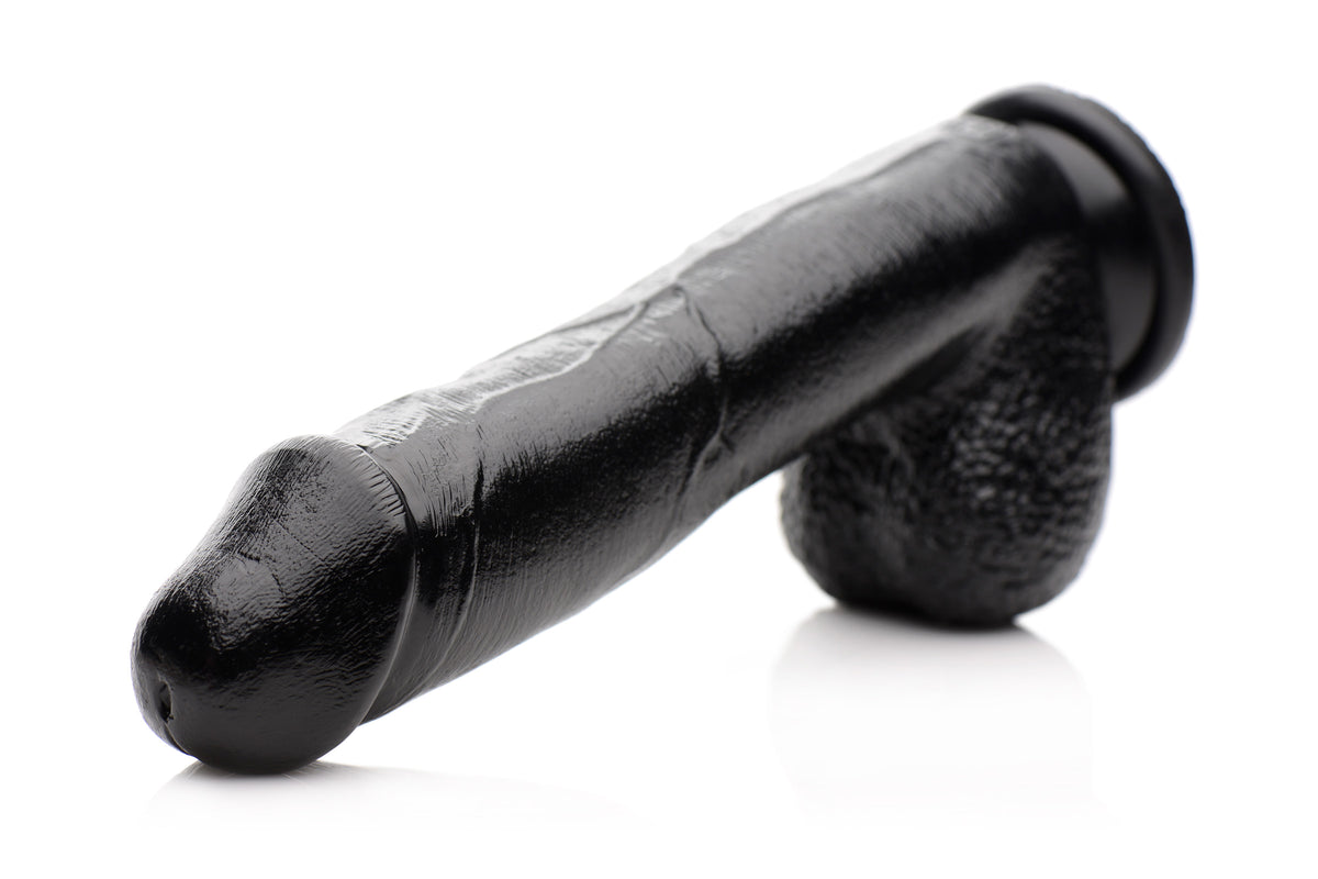 Mighty Midnight 10 Inch Dildo with Suction Cup, PVC (view 3)