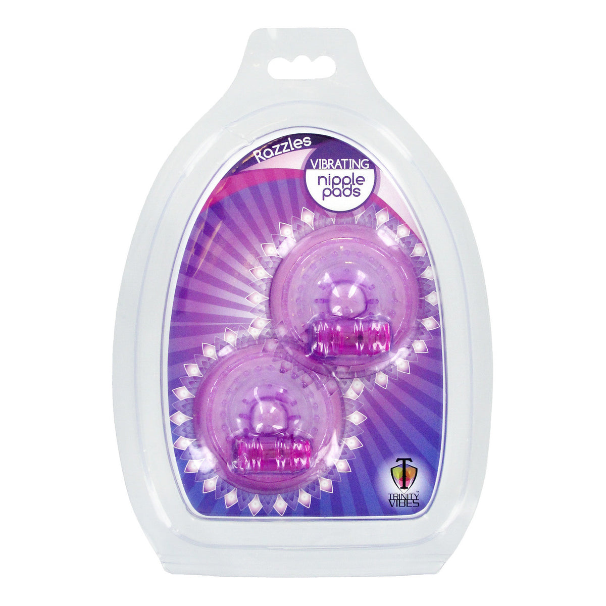 Razzles Vibrating Nipple Pads – nipple toy, TPE (view 3)