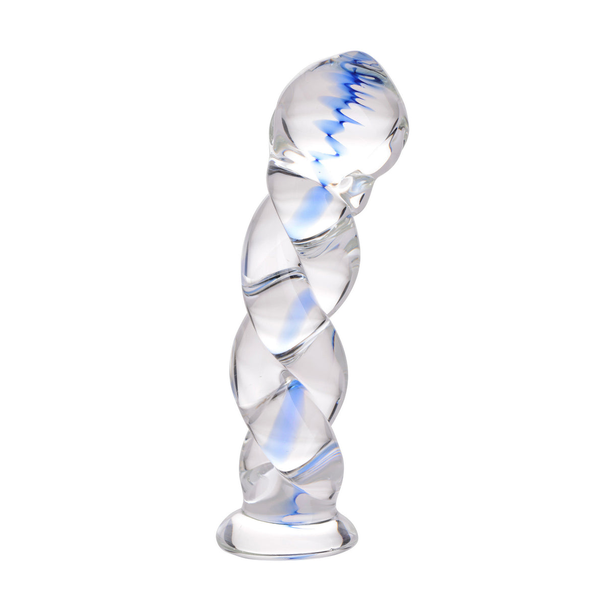 Soma Twisted Glass Dildo, Glass (view 2)