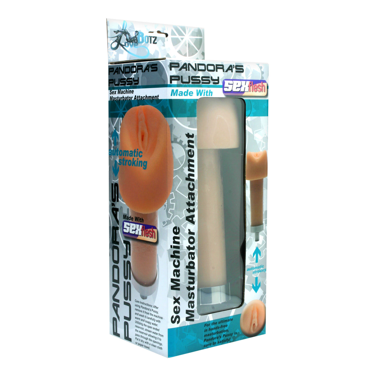 Pandoras Pussy Sex Machine Masturbator Attachment, TPE (view 4)