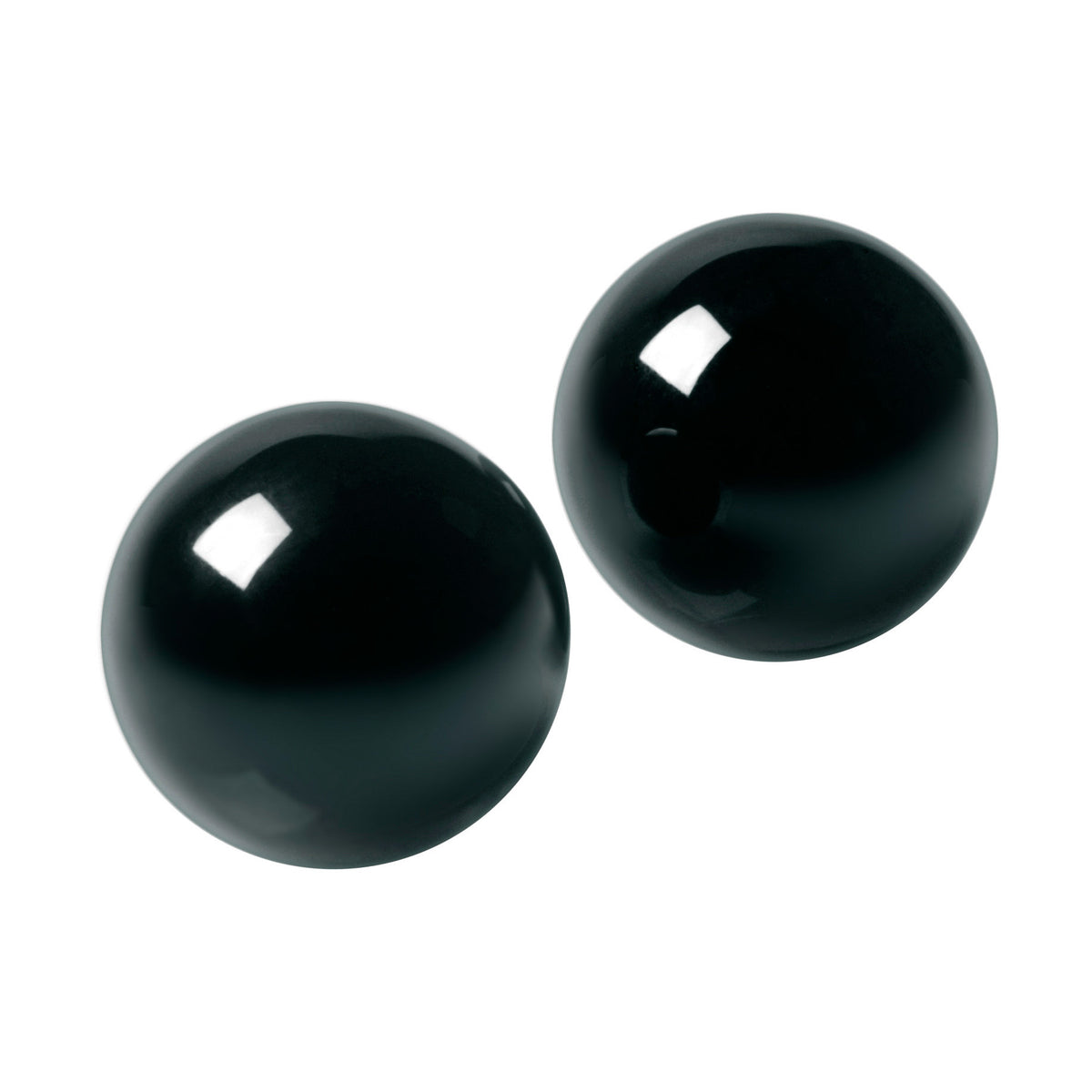 Jaded Glass Ben Wa Kegel Balls - Green – kegel exerciser, Glass (view 2)