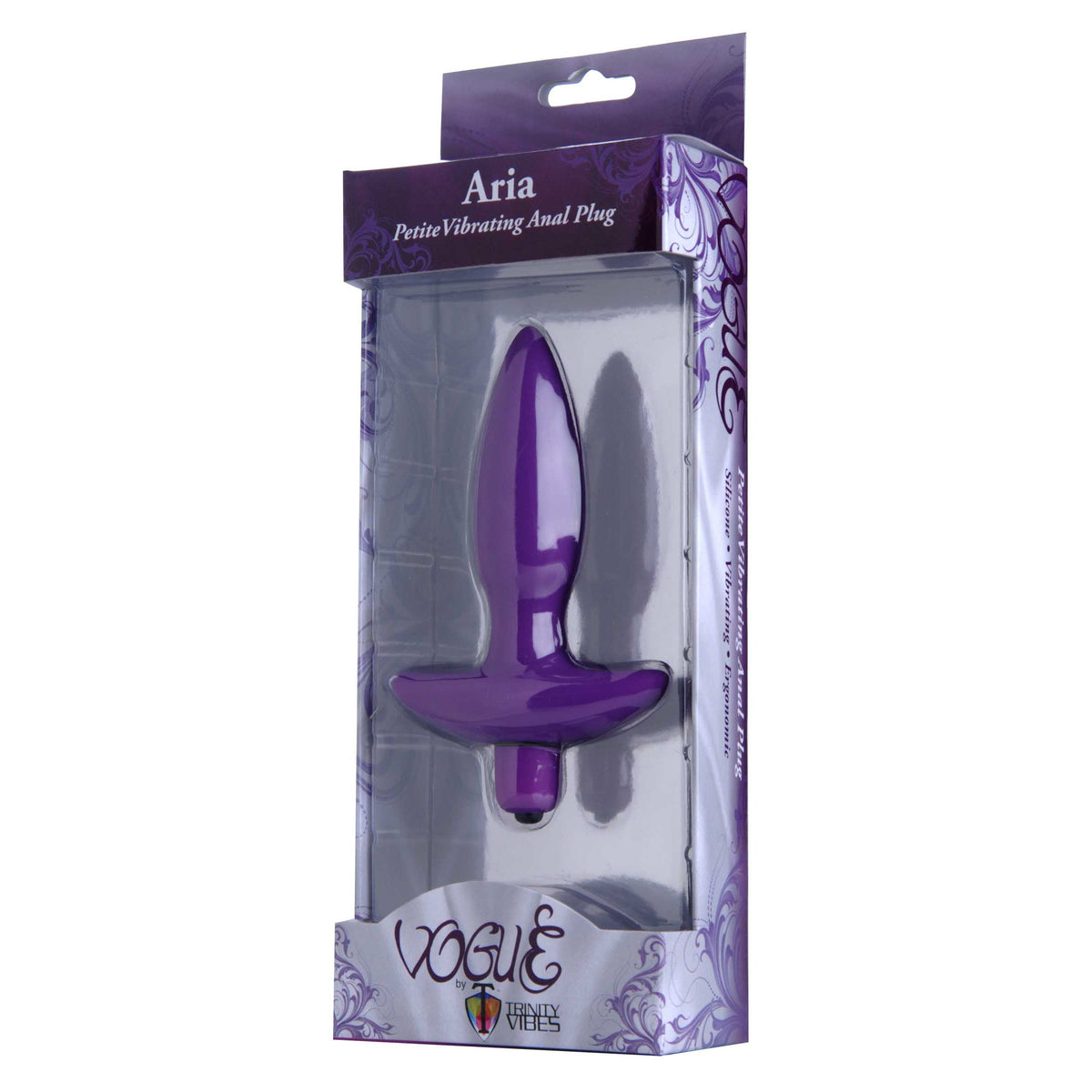 Aria Vibrating Silicone Anal Plug- Small – butt plug, Silicone (view 3)