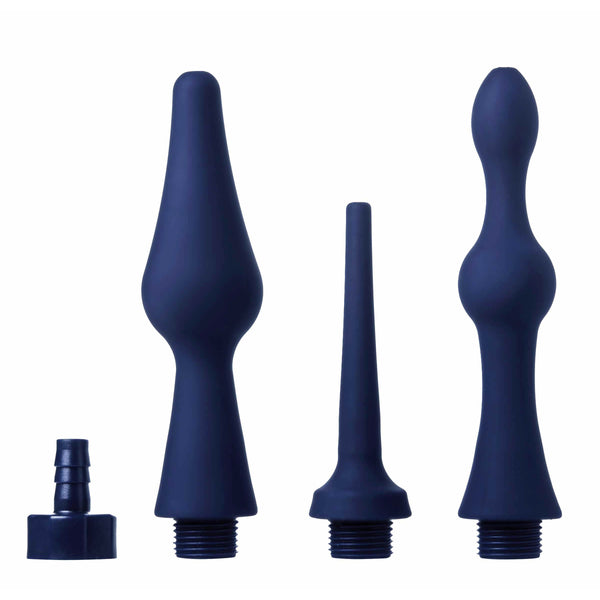 Universal 3 Piece Silicone Enema Attachment Set – enema and douche