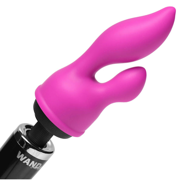 Euphoria G-Spot and Clit Stimulating Silicone Wand Massager Attachment, Silicone
