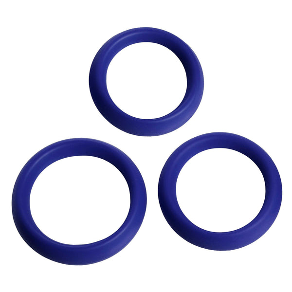 3 Piece Silicone Erection Rings – cock ring, Silicone
