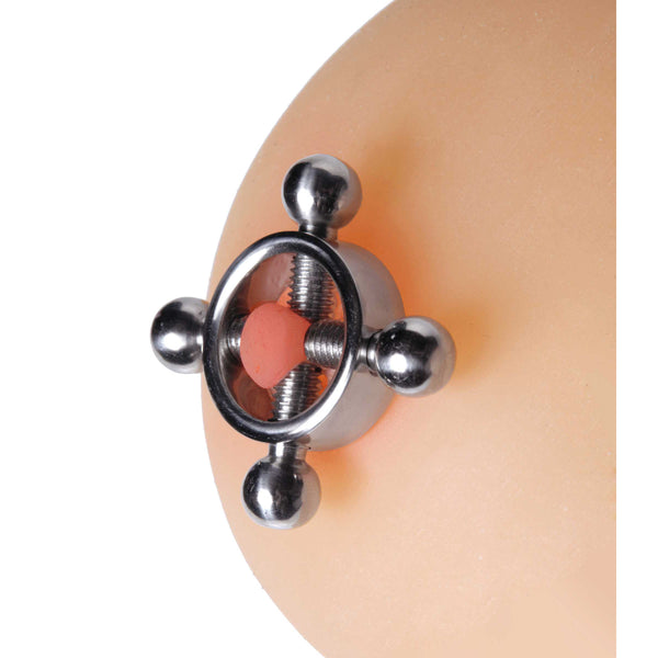Stainless Steel Rings of Fire Nipple Press Set – nipple toy, Metal