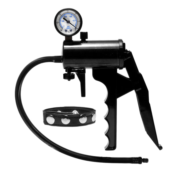 Size Matters Premium Gauge Pump – penis pump and enhancer, Metal