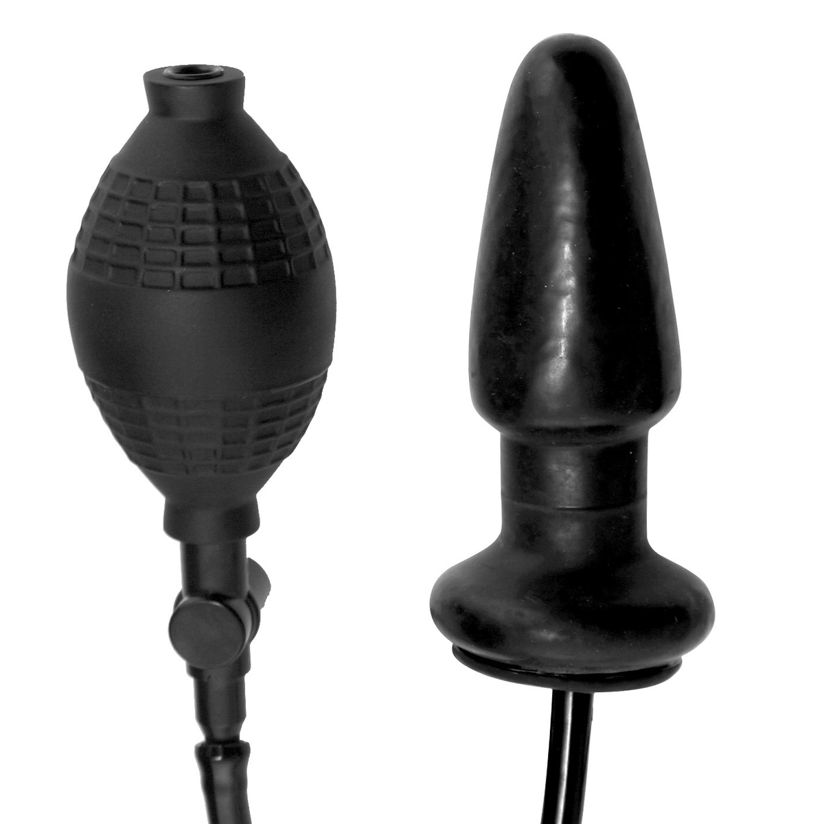 Expand Inflatable Anal Plug – butt plug, rubber (view 4)