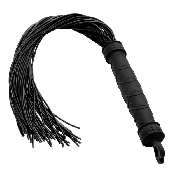 Punish Me Silicone Flogger – impact play, Silicone