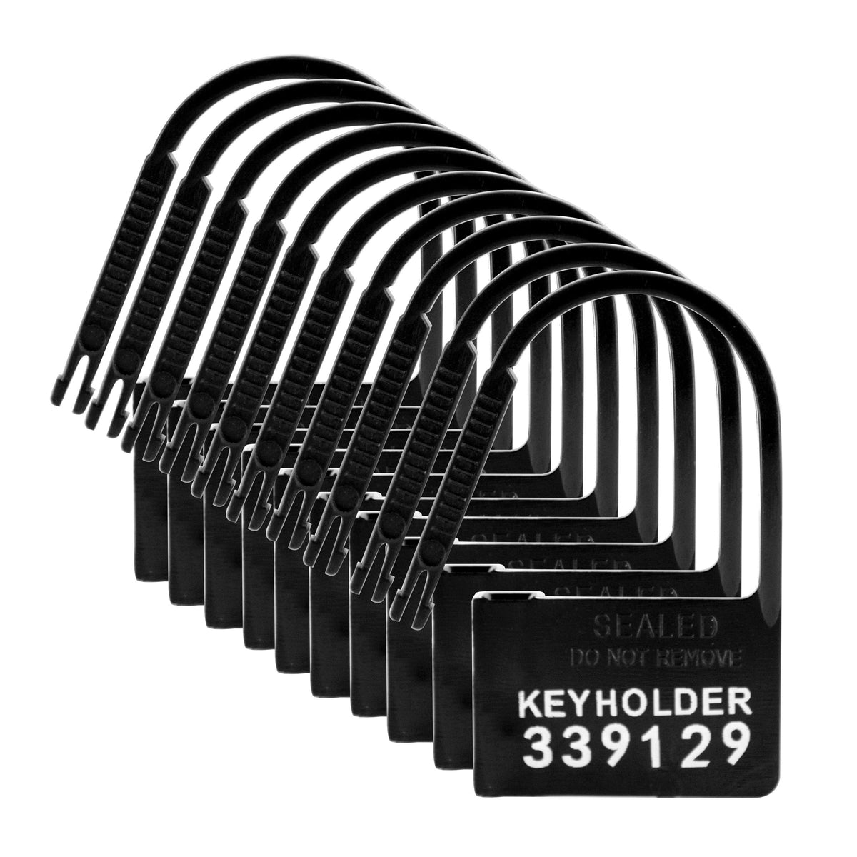 Keyholder 10 Pack Numbered Plastic Chastity Locks – chastity device, ABS plastic
