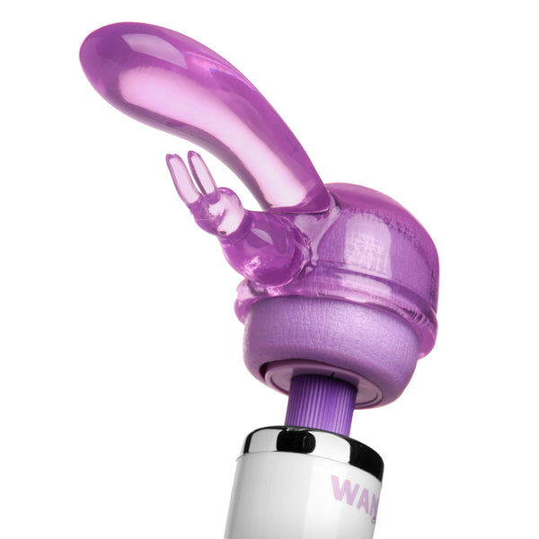 Original Rabbit Dual Stimulation Wand Attachment – wand massager, TPE