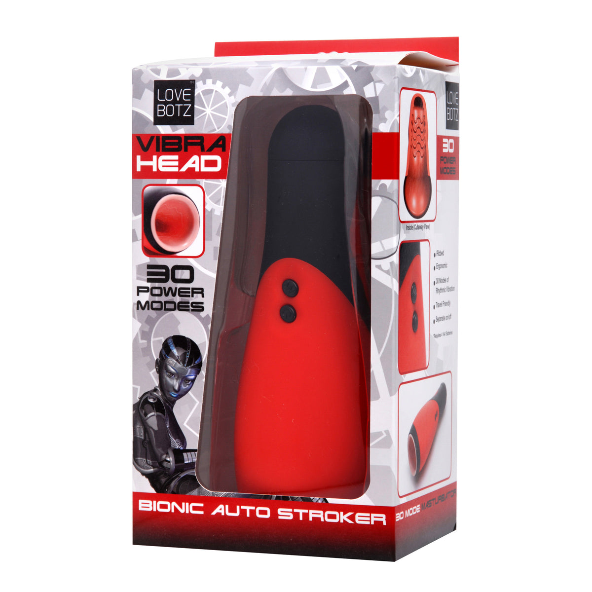 Vibra Head Bionic Auto Stroker – masturbator, TPE (view 5)