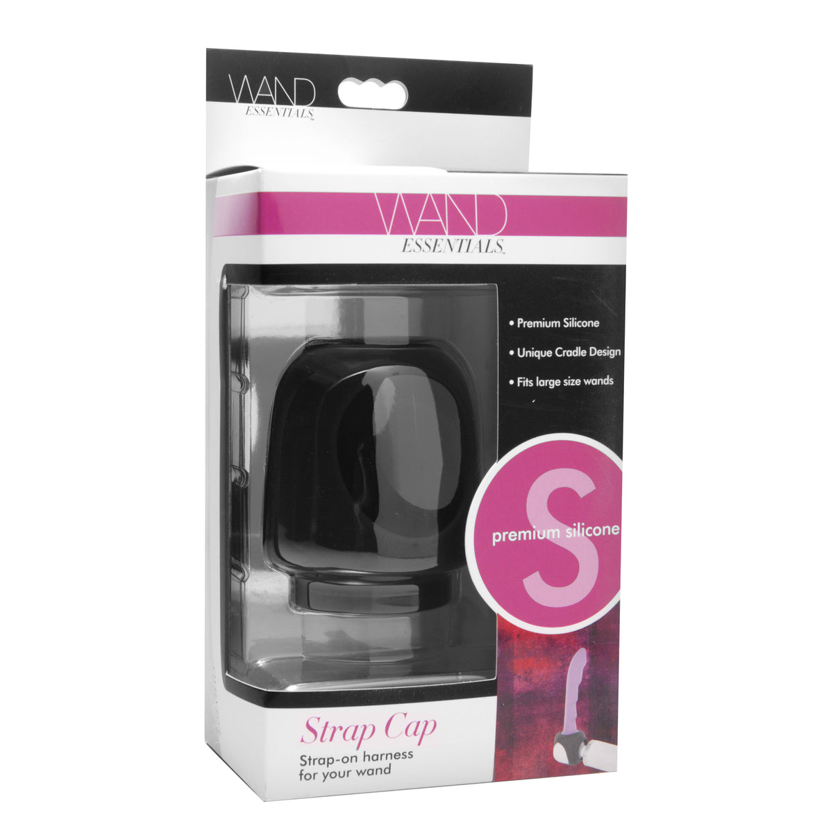 Strap Cap Wand Harness for Dildos – strap-on and harness, Silicone (view 8)