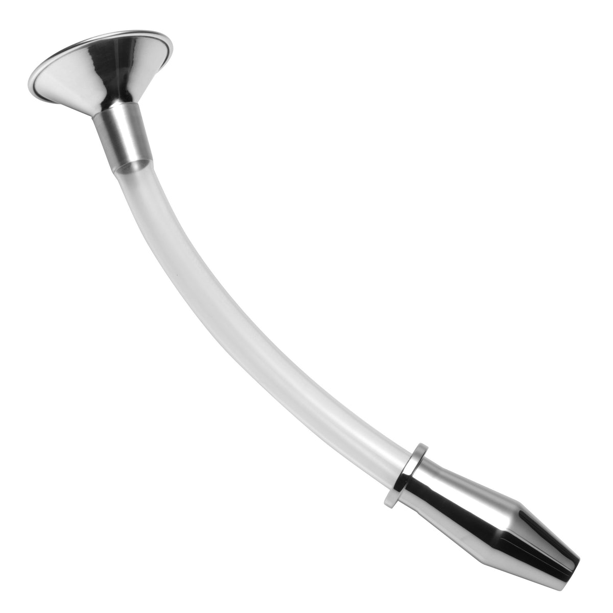 Stainless Steel Ass Funnel with Hollow Anal Plug – butt plug, Metal (view 2)