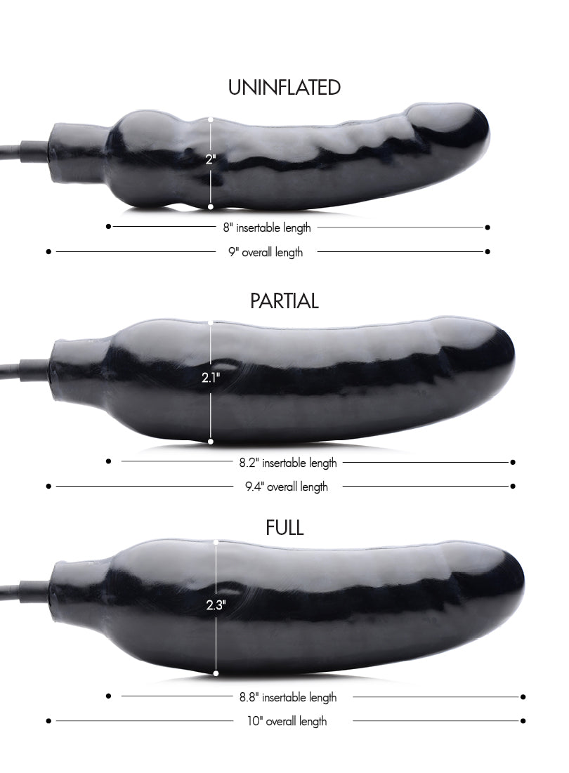 Primal Inflatable Dildo, Metal (view 2)