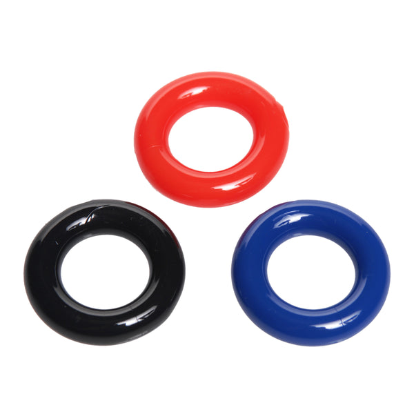 Stretchy Cock Ring 3 Pack, TPE