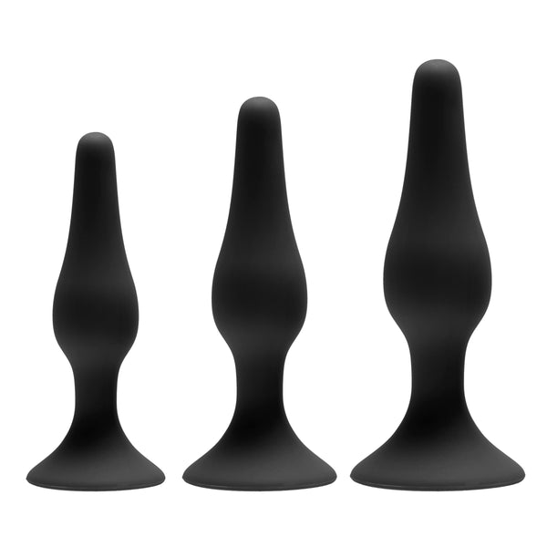 Apprentice 3 Piece Silicone Anal Trainer Set – butt plug, Silicone