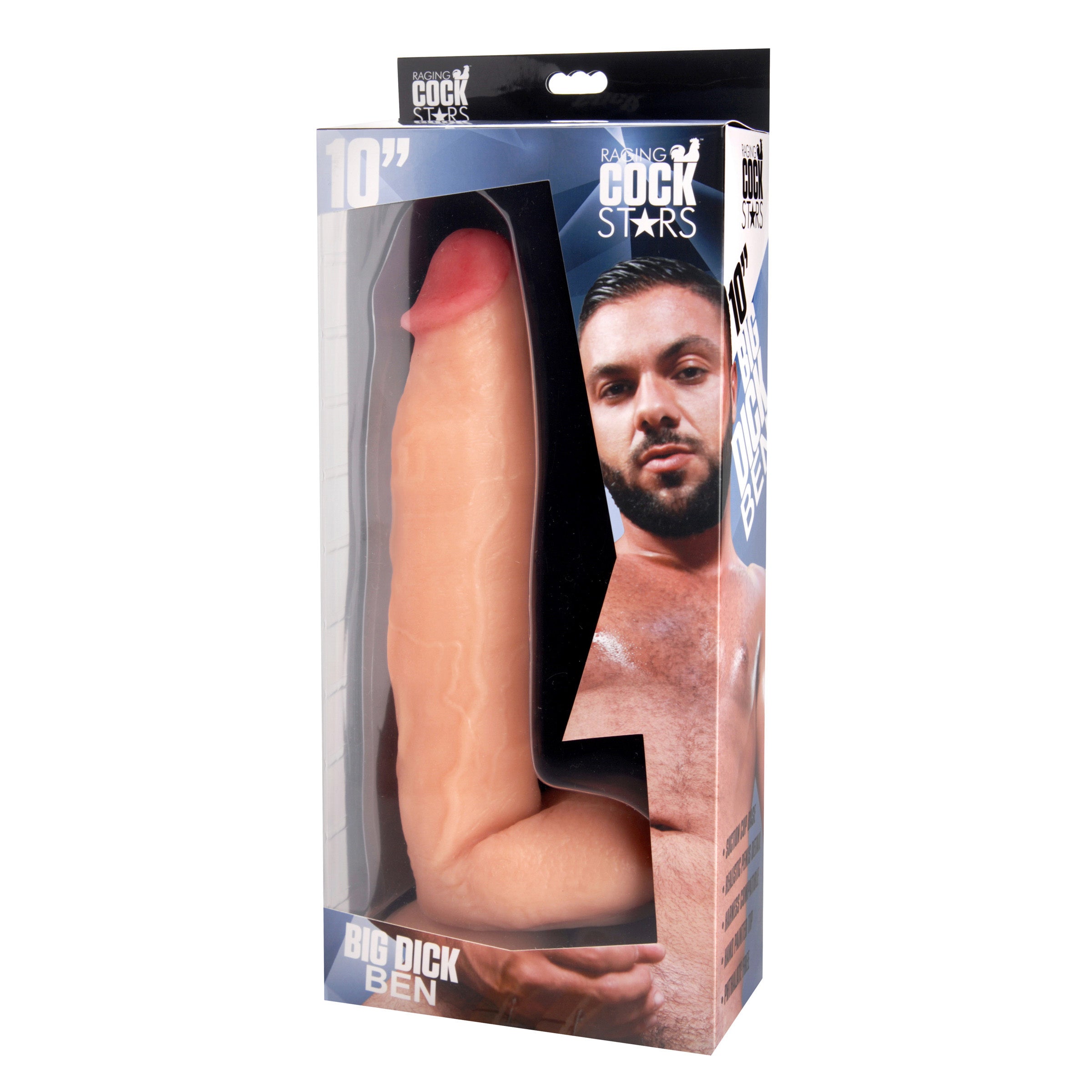 10 Inch Realistic Dildos - Flesh