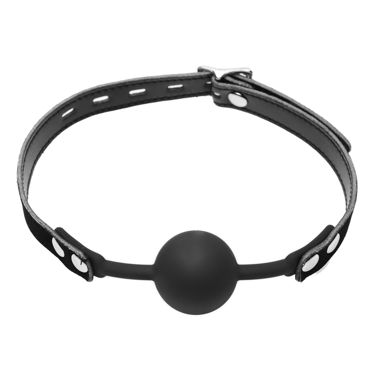 Premium Hush Locking Silicone Comfort Ball Gag, Silicone (view 2)
