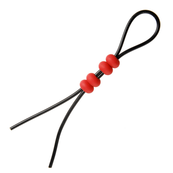 Crimson Tied Bolo Lasso Style Adjustable Cock Ring, Silicone
